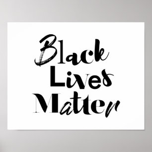 Modern, bold, different design Black Lives Matter Poster