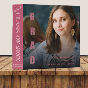 Modern Bold Font Class Of 2024 Graduation Photo Binder