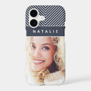 Modern, bold, graphic geometric stripe personalize