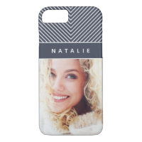 Modern, bold, graphic geometric stripe personalize