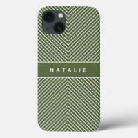Modern bold, graphic geometric stripe personalized