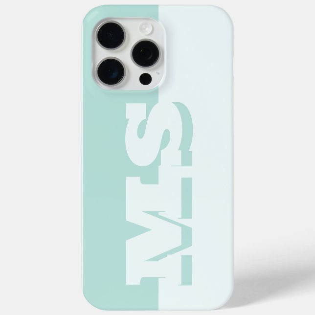Modern Bold Initial Monogram Case-Mate iPhone Case (Back)