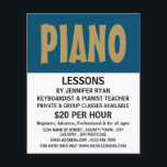 Modern Bold, Keyboard, Piano Lessons Flyer<br><div class="desc">Modern Bold,  Keyboard,  Piano Lessons Advertising Flyers By The Business Card Store.</div>