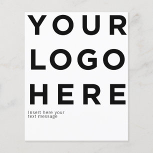 Modern Bold Minimal In Budget Logo and Text Flyer