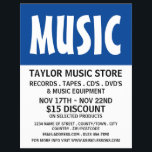 Modern Bold, Music Store Advertising Flyer<br><div class="desc">Modern Bold,  Music Store Advertising Flyers By The Business Card Store.</div>