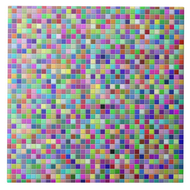 Modern Bold Print  Tile (Front)