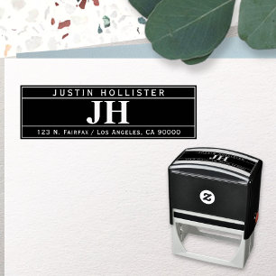 Modern Bold Professional Return Address Self-inking Stamp