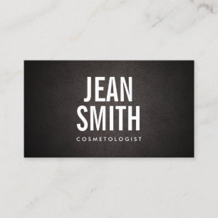 Modern Bold Text Cosmetologist  Business Card