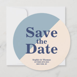 Modern Bold Typography Wedding Save the Date