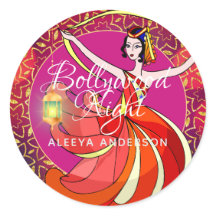 Modern Bollywood Party Dancer Sparkly Personalized
