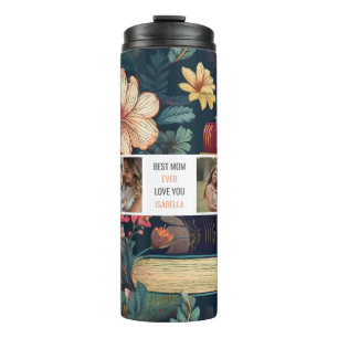 Modern Books Photo Collage – Best Mom Gift Thermal Tumbler