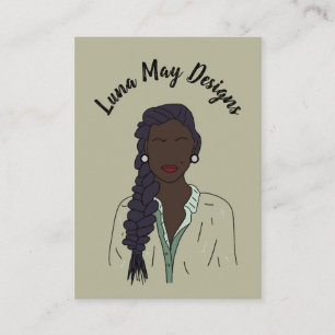 Modern Boss Woman Jewellery Display Business Card