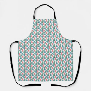 Modern botanical art apron