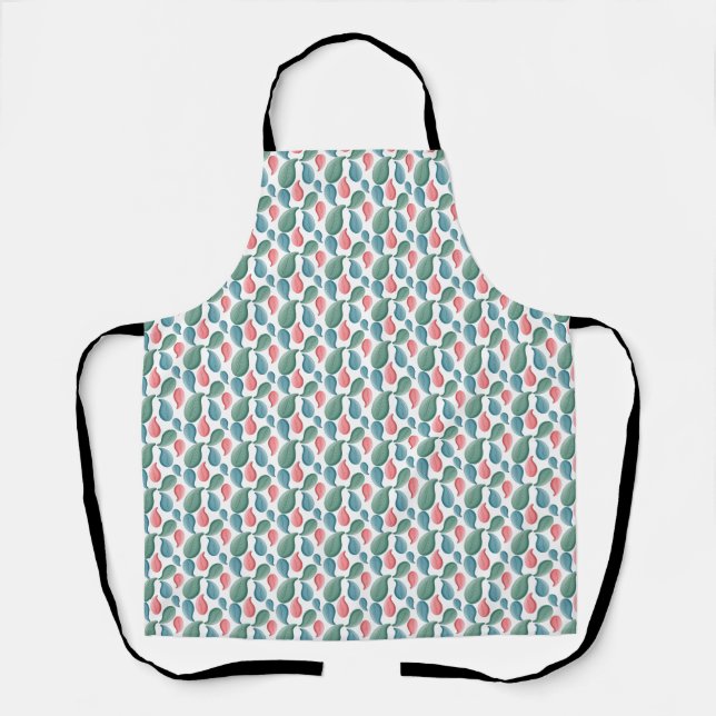 Modern botanical art  apron (Front)