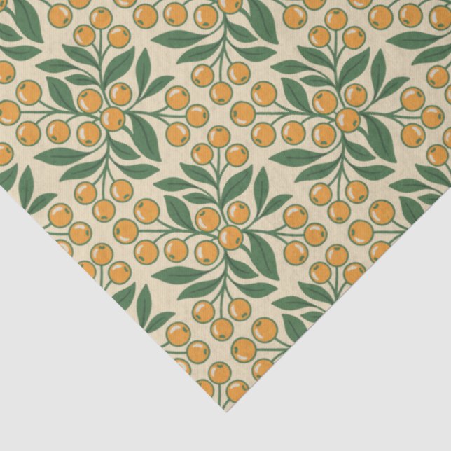 Modern Botanical Easter Blessings Tissue Paper (Detail)