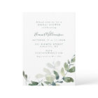 Modern Botanical Eucalyptus Boho Bridal Shower