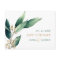 Modern botanical greenery rustic save the date