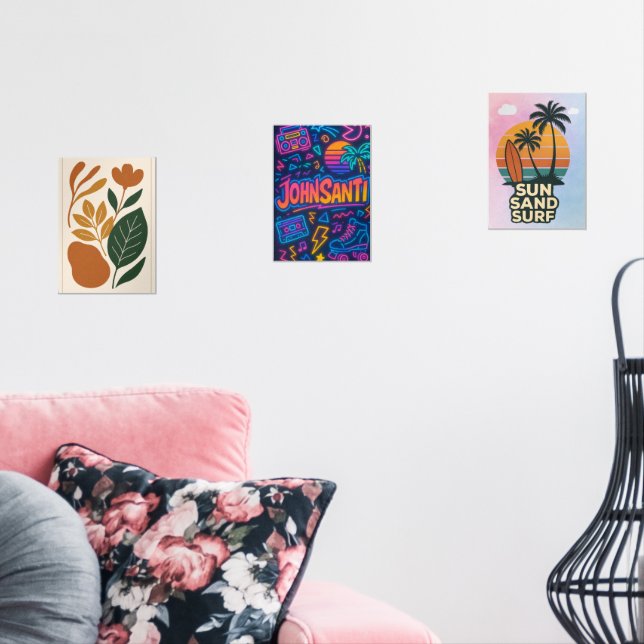 Modern Botanical Pear Art Print (Livingroom)