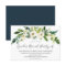 Modern Botanical White Floral Gender Reveal Party