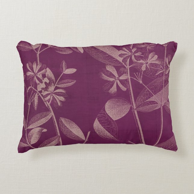 Modern Botany III Decorative Pillow (Front)