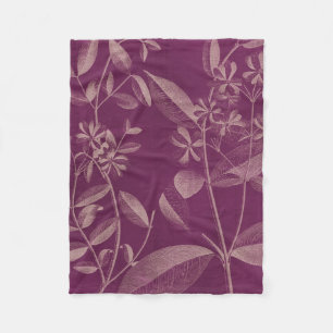 Modern Botany III Fleece Blanket