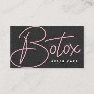 Modern Botox Lip Filler Instruction Aftercare Card
