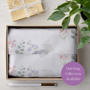 Modern Boutique Florist Business Branding Tissue Paper