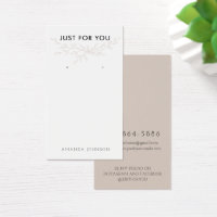 Modern Branch Earthy Earring Display Card