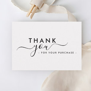 Modern Branded Business Thank You Card