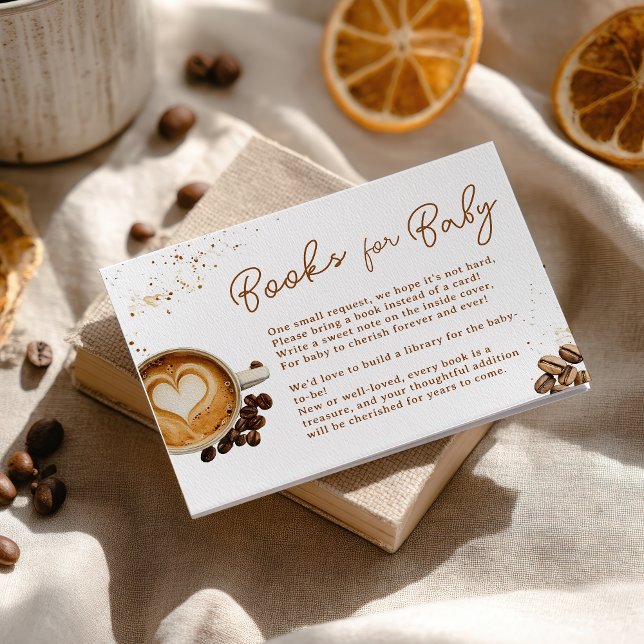 Modern Brewing Coffee Themed Books for Baby Enclosure Card (Modern Brewing Coffee Themed Books for Baby Enclosure Card)