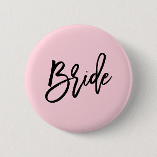 Modern Bridal Party Wedding 2 Inch Round Button