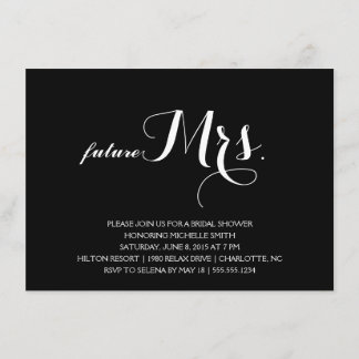 Modern Bridal Shower Invitation