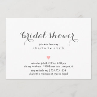 Modern Bridal Shower Invitation