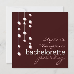 Modern Bride Bachelorette Party Invitation