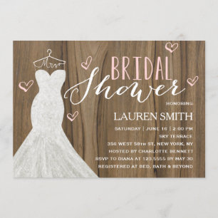 Modern Bride   Bridal Shower Invitation