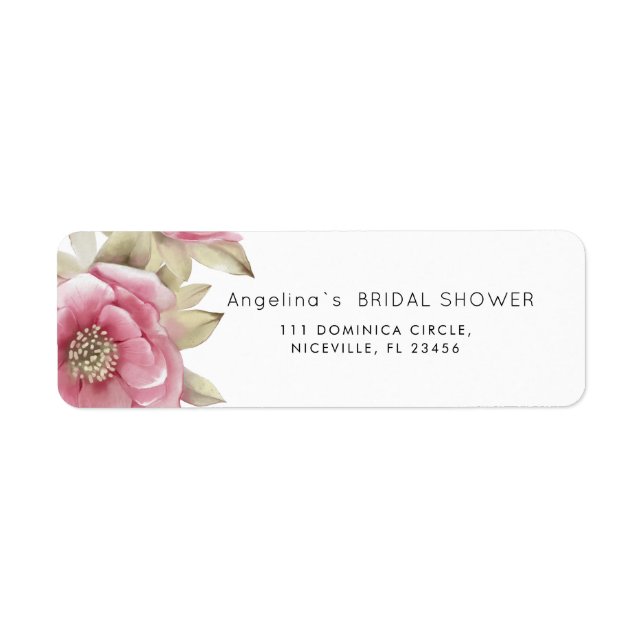 Modern Bride Shower Sticker  (Devant)