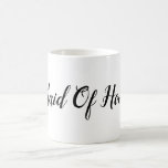 Modern Bridesmaid Mug<br><div class="desc">A sweet and elegant gift for your maid of honour,   mug in black and white features "maid of honour" in hand lettered script typography.</div>