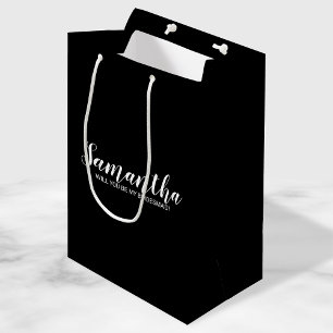 Modern Bridesmaid Proposal Medium Gift Bag