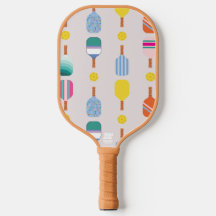 Modern Bright Pretty Pink Pickleball Paddle