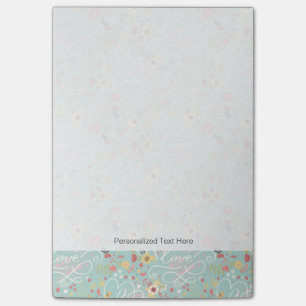 Modern Bright Romantic Pattern Post-it Notes