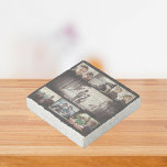 Modern Brother Best Friends Dark Photo Collage Stone Magnets<br><div class="desc">Brothers can often develop a special bond that goes beyond just being siblings, they can become best friends. Growing up together and sharing similar experiences can create a unique connection. Brothers can confide in each other, have each other's back, and share common interests. They can provide emotional support and encouragement...</div>