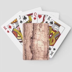 Modern brown beige sepia burnt orange granite  playing cards