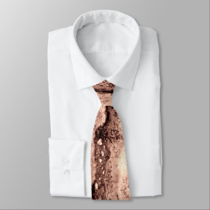 Modern brown beige sepia burnt orange granite tie