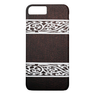 Modern Brown Leather Case-Mate iPhone Case