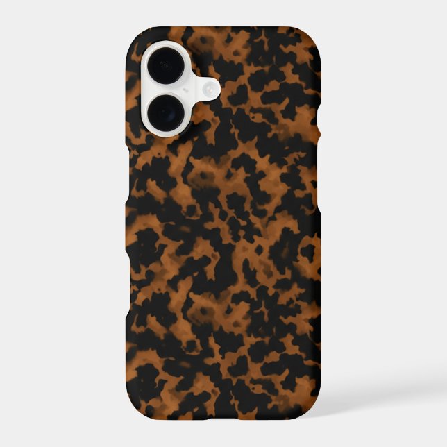 Modern Brown Tortoise Shell Stylish (Back)