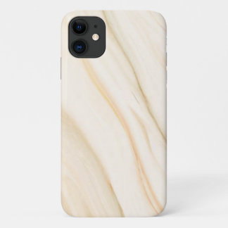 modern brown wave marble Case-Mate Barely There iPhone 11 Case