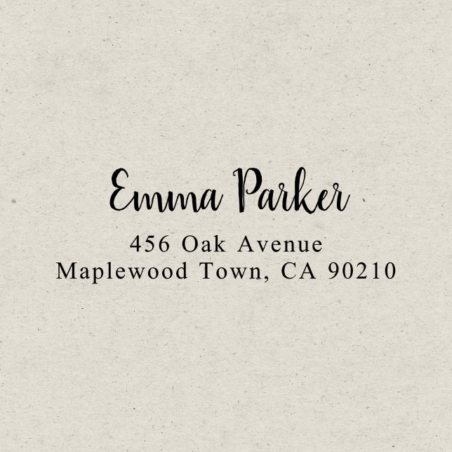 Modern Brush Handwritten Script Simple Self-inking Stamp (Creator Uploaded)