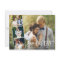 Modern Brush Script Couple 4 Photo Save Our Date