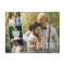 Modern Brush Script Couple 4 Photo Save Our Date