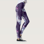 Modern brush stroke blue and purple Leggings<br><div class="desc">Our "artistic impression" collection features modern brush strokes in various rich colours of burgundy, purple, deep blue and white. Bring your inner artist on the surface and enjoy creating your own items by easy customization. Check our store for more matching items from this collection.</div>